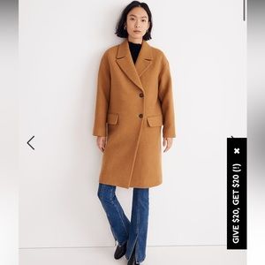 Madewell Haydon Coat in Insuluxe Fabric